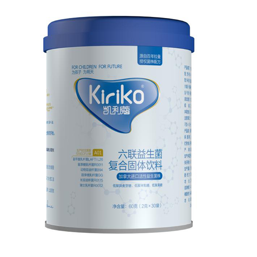 德國Kiriko凱利蔻發(fā)布六聯(lián)兒童益生菌沖劑