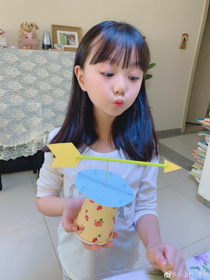 小山竹宅家做手工 越來(lái)越漂亮