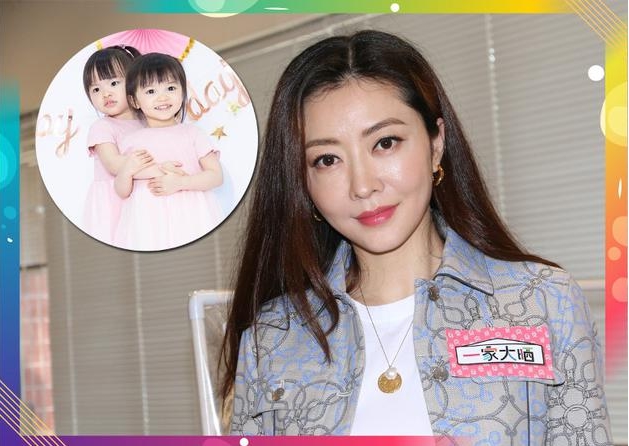 熊黛林分享兩歲雙胞胎女兒日常 笑稱自己是惡媽