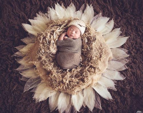 不要給寶寶拍滿月藝術照了 擺拍很容易傷到孩子