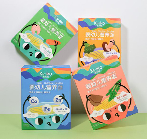 Kiriko凱利蔻嬰幼兒營養(yǎng)面葷素搭配 營養(yǎng)均衡