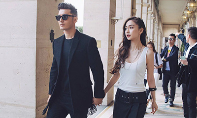 黃曉明曝光兒子側臉照，小小年紀帥成正太