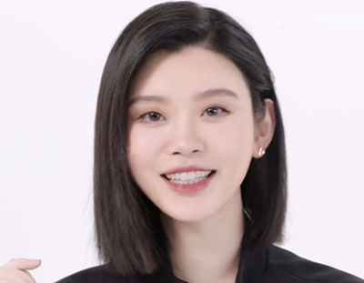 奚夢瑤孕期拍廣告臉蛋發(fā)福明顯，四肢卻仍然纖細(xì)