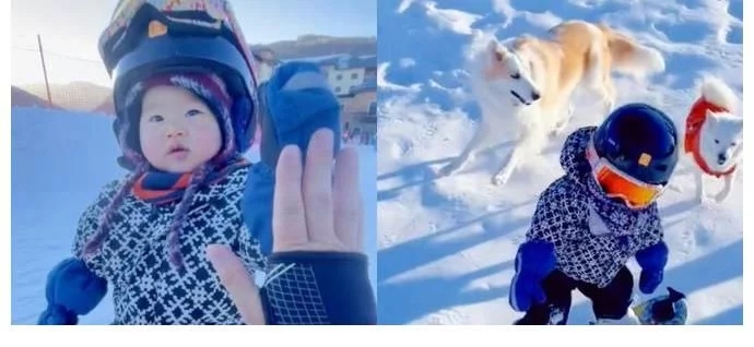 冬奧會(huì)上1歲萌娃不會(huì)走路就會(huì)滑，家庭影響力不可低估