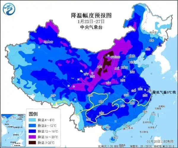 雨雪范圍或波及全國！節(jié)前大寒潮將至 春運返鄉(xiāng)需警惕
